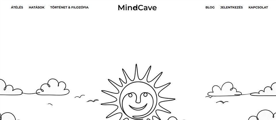 A(z) mindcave.hu nyitóképe