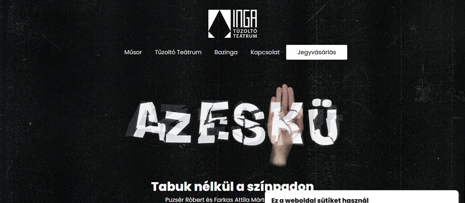 A(z) tuzoltoteatrum.hu nyitóképe